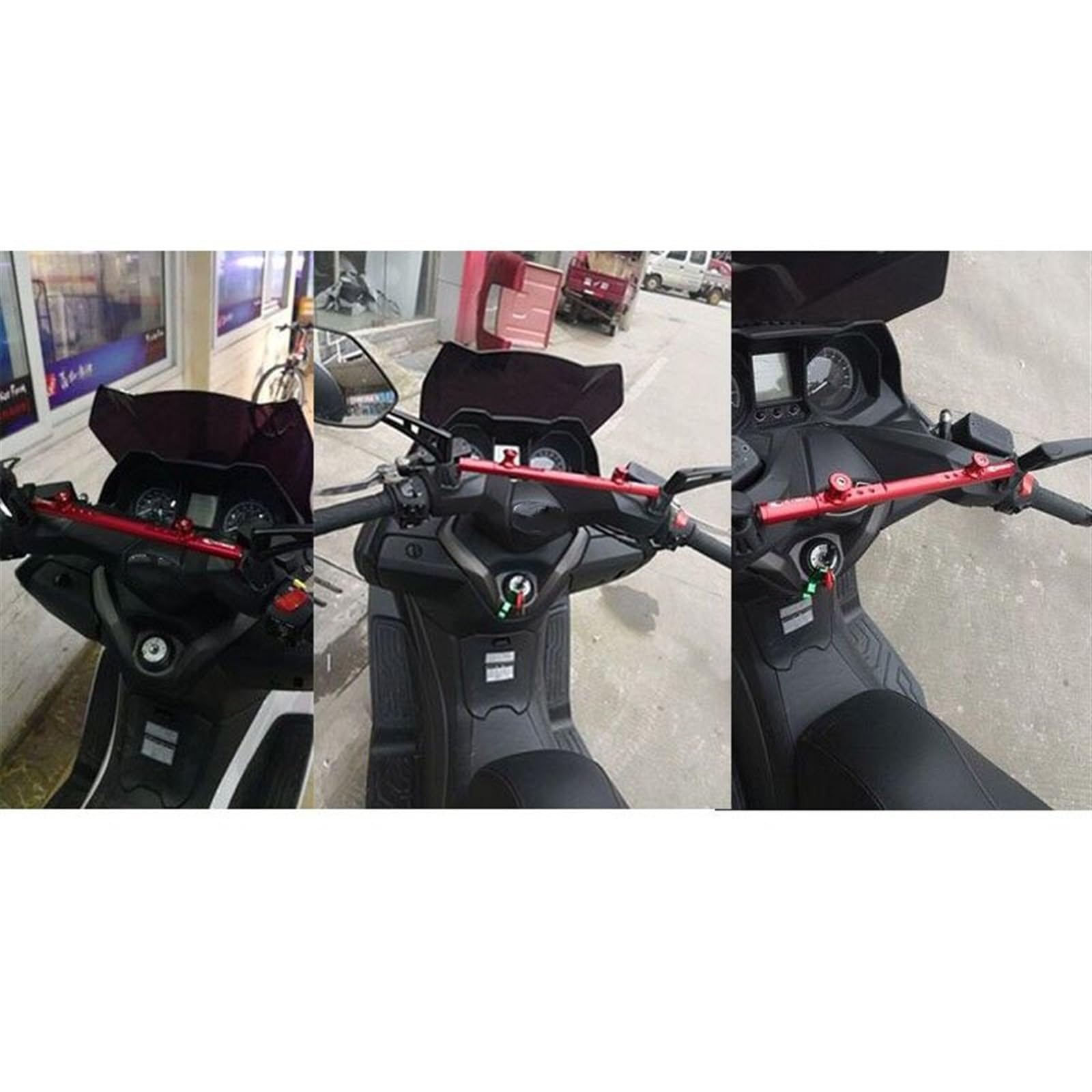 Dla SUZUKI GSXS 1000F GSXS1000F ABS Akcesoria Motocyklowe Poprzeczka Dźwignia Tłumika Układu Kierowniczego (Kolor : Tytan, Rozmiar : 1)