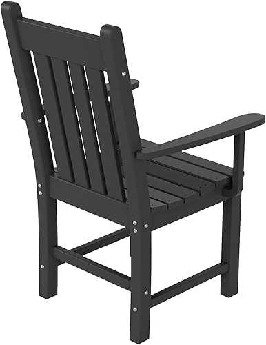 Miniatura 6 de WestinTrends Malibu - Sillas clásicas de comedor para exteriores con brazos, sillas de patio Adirondack para todo tipo de clima, sillas de