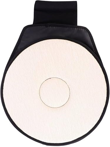 BESPORTBLE Cojín giratorio de asiento giratorio de 360, 16.5 x 14.5 x 1.1 pulgadas, almohadilla de disco giratorio portátil para automóvil,