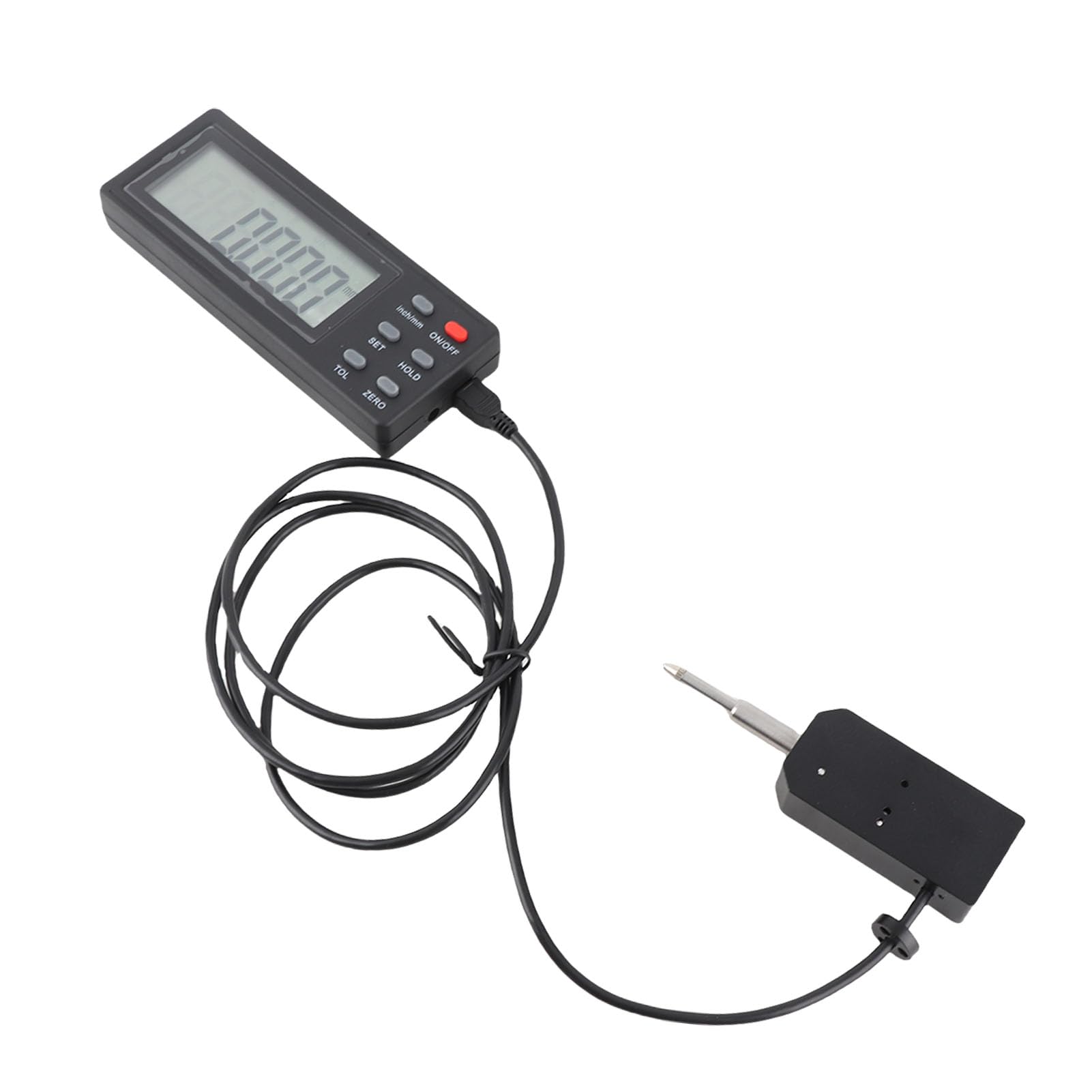 SIXRUN Digitales Mikrometer, Aluminiumlegierung, LCD-Mikrometer, 0 Bis 12,7 Mm, 0,001 Mm Auflösung, Multifunktions-Messwerkzeug für Maschinisten, Heimwerker und Präzisionsprüfung