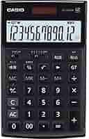 CASIO - CASIO カシオ 本格実務電卓 JS-20WK-MBK-N 検算 Amazon.co.jp: カシオ/本格実務電卓 / 12桁ジャストタイプ