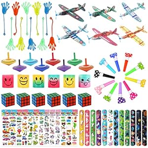 Shinybox Cadeau Anniversaire Enfants, 70 Pièce Party Favours Fournitures Jouets de Remplissage, Cadeau d’anniversaire…