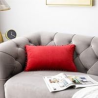 Vista 226 de 2 fundas para cojín decorativo de terciopelo con pompones