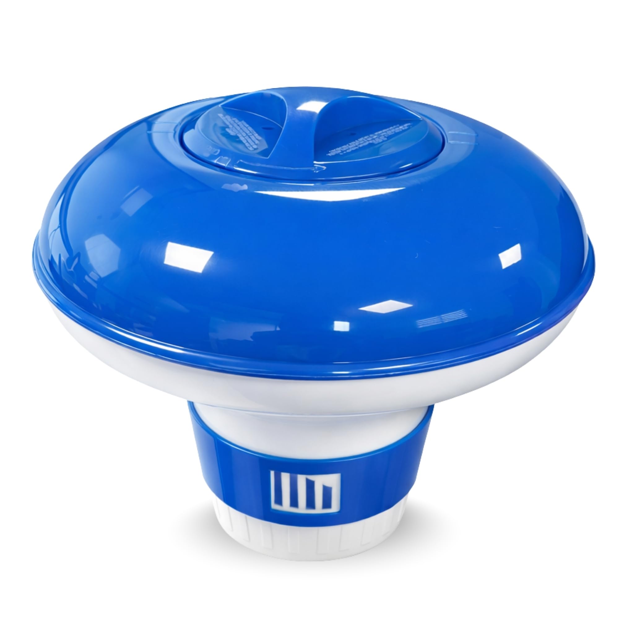 Dispensador de Cloro Flotante, Clorador Piscina, Dosificador de Cloro para Agua, Accesorios para Piscina, Capacidad para Pastillas de 200 g, Sistema Flotante, 200 g
