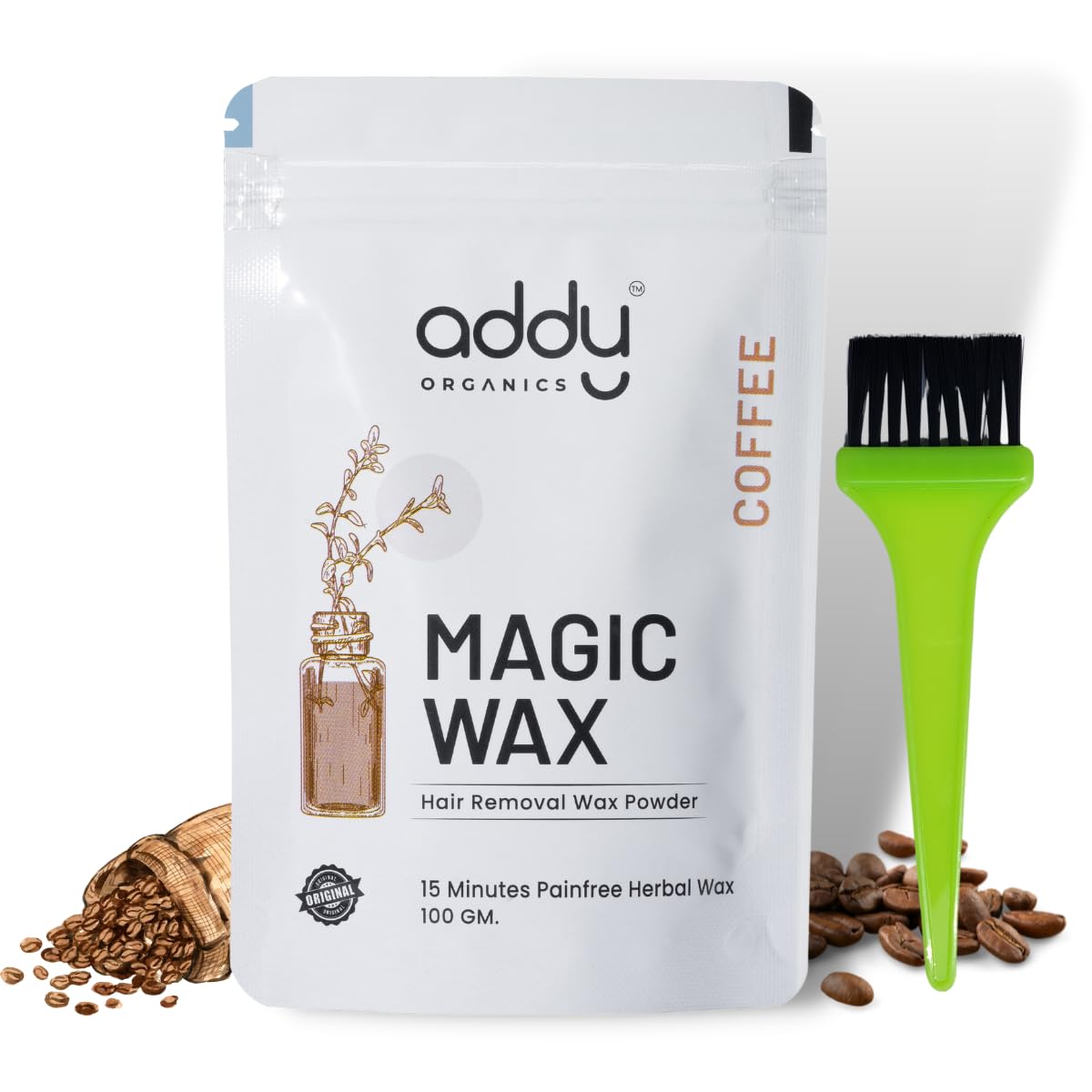 Addy Organics Magic Wax Powder Combo Flavour Instant Hair Removal wax powder for All Types of Hair & Skin, Hands, Legs, Underarms, Bikini (Private Part) Area Adult,100 g each (Coffee) (B0CHT1BJW1) Amazon Price History, Amazon Price Tracker