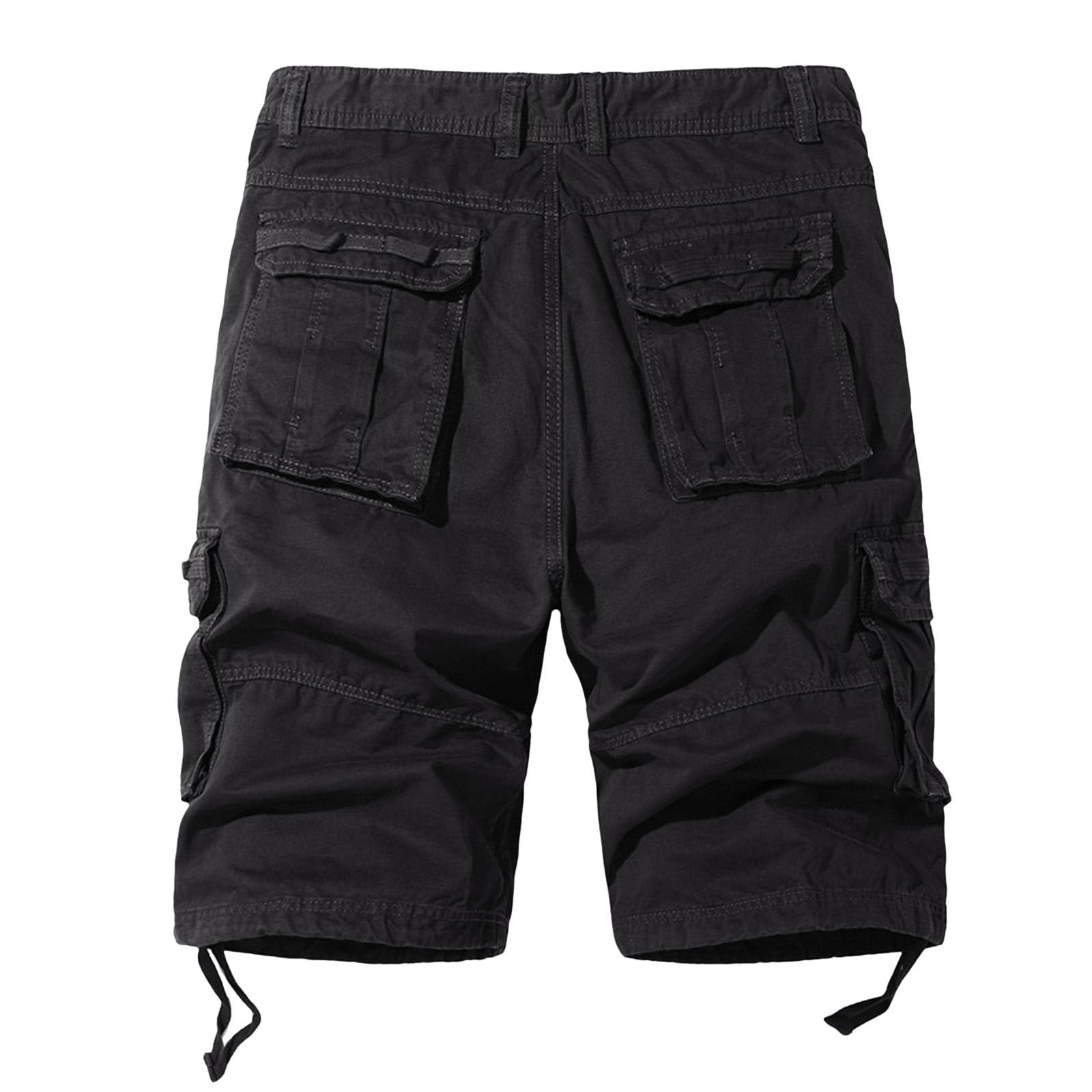 Genérico Pantalones De Trabajo Hombre Vaqueros, Pantalones Cortos Cargo Hombre Deporte, Cortos Casuales AlgodóN con Cintura EláStica A La Moda Pantalon Cargo PantalóN Trabajo