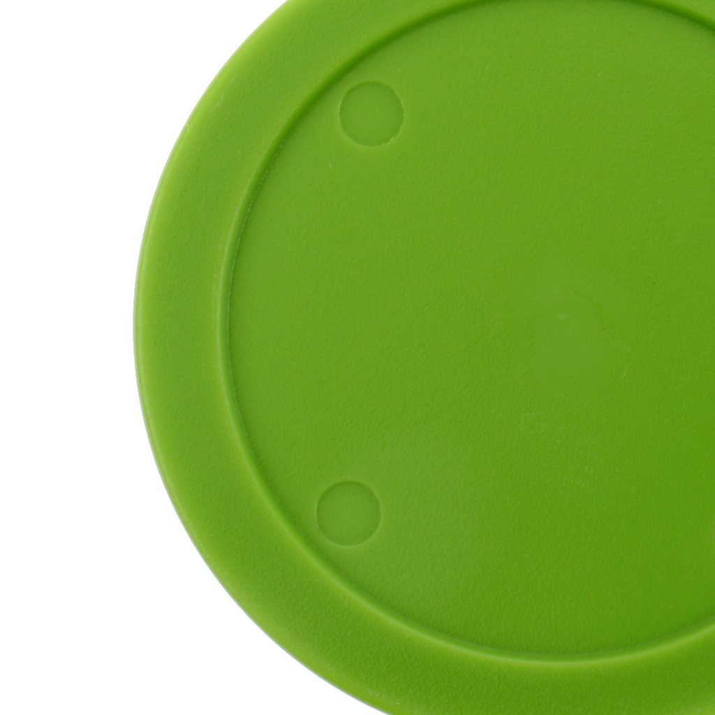 Sharplace Lot de 5pcs Palet Hockey Table Rondelle d'air Hockey Forme Ronde - 62mm - Vert