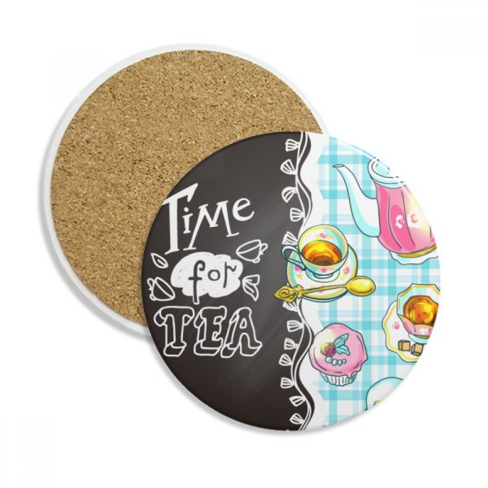 Dessous de verre céramique Cupcake Teaport France absorbant pour tasse