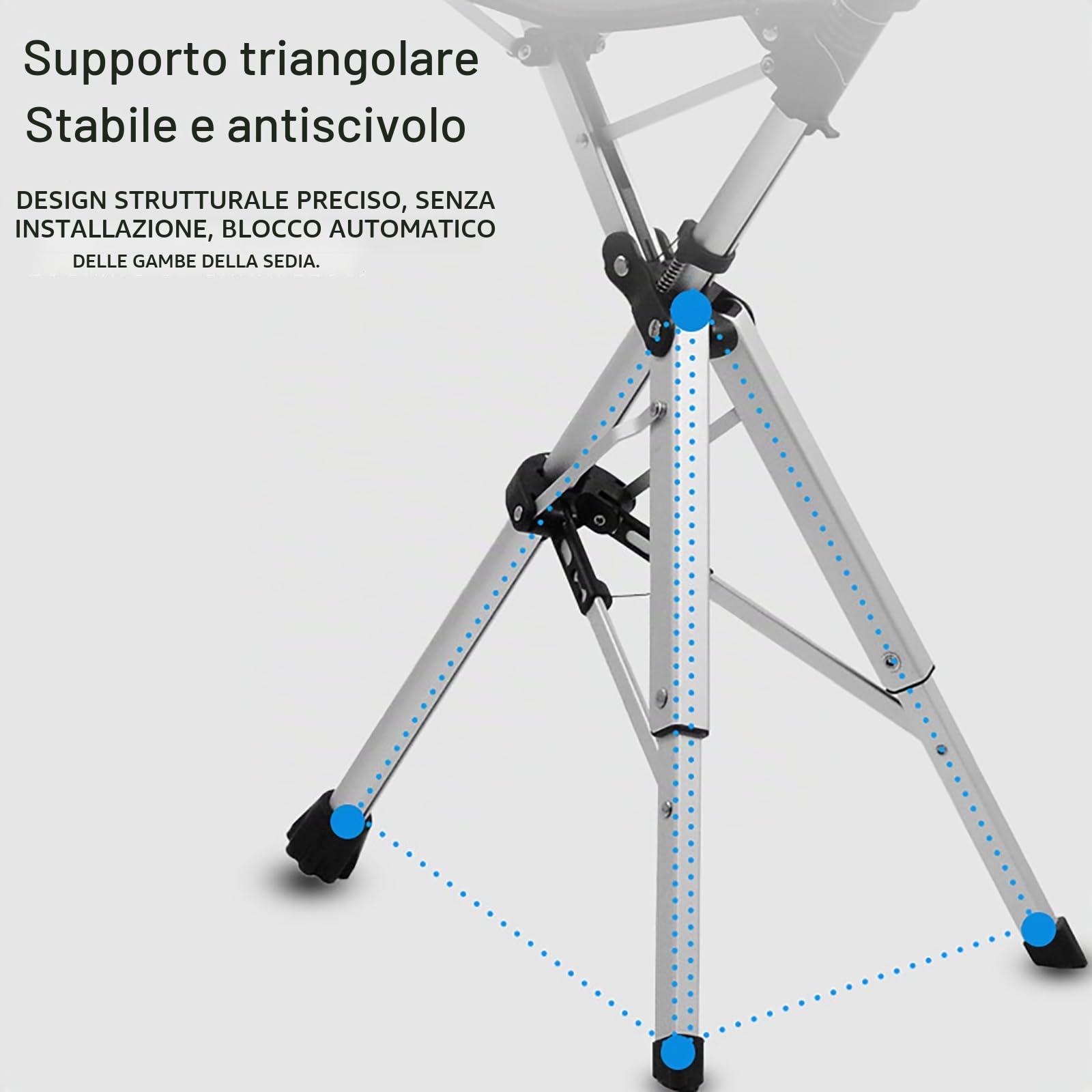 NYCDA Sedia Pieghevole Bastoncini da Trekking in Lega di Alluminio, Bastone con Sedile, Bastoni da Passeggio per Anziani Canne da Uomo, Outdoor Lti- Purpose Travel Assist Walking Stick Leggero