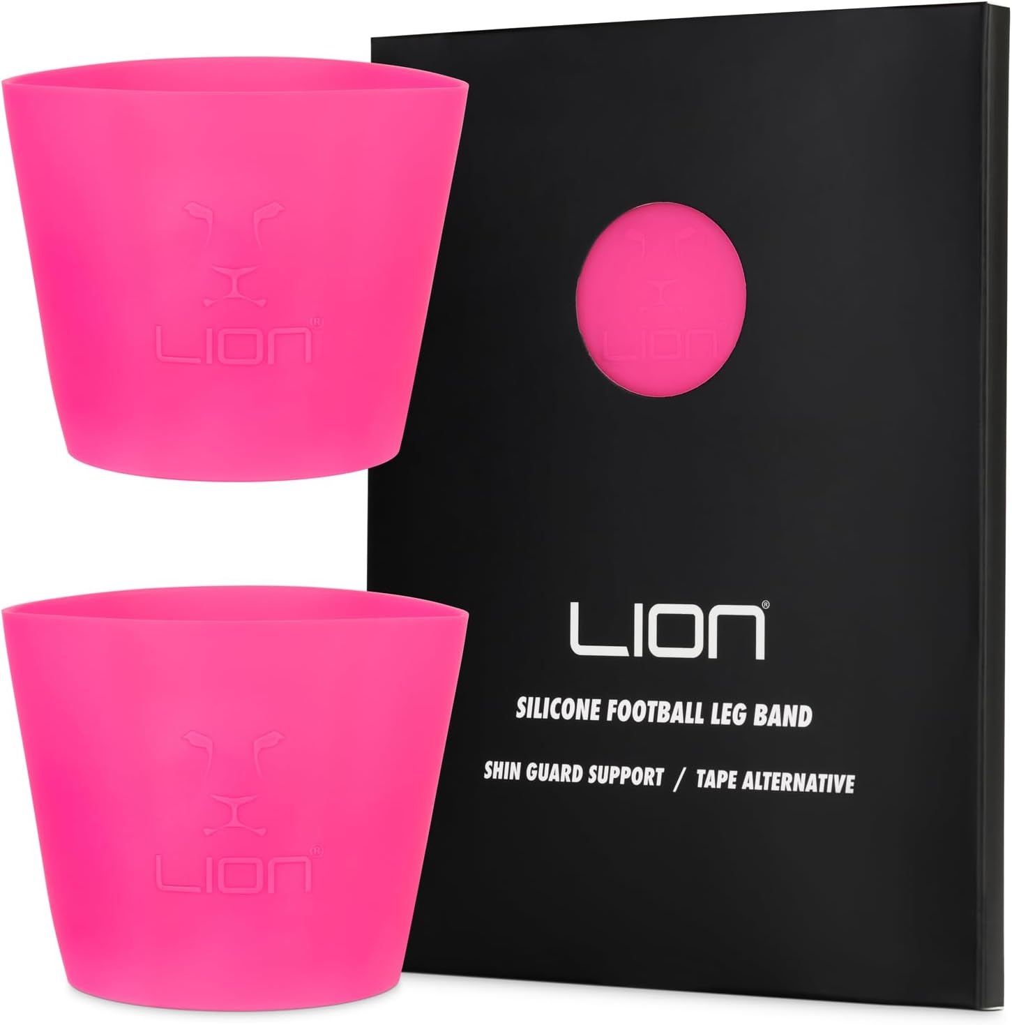 Silicone Football Leg Bands For Adults & Kids - Tape Alternative To Hold Shin Pads In Place - Variety Of Colours To Match Your Kit