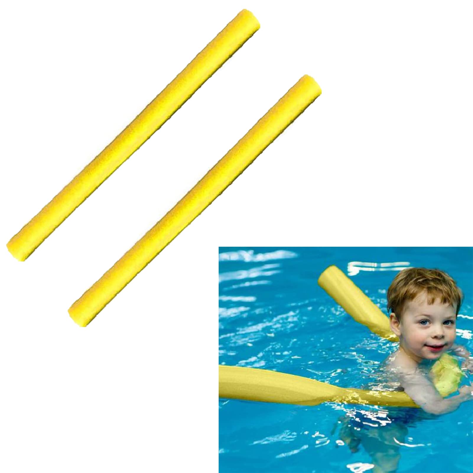 Frite Piscine Mousse, Piscine, Natation en Mousse Colorées, Tube Flottant pour Nouilles Fabriqué avec Un Matériau EPE, Bâtons Natation Enfan_TS Adultes, Adapté Aux Débutants