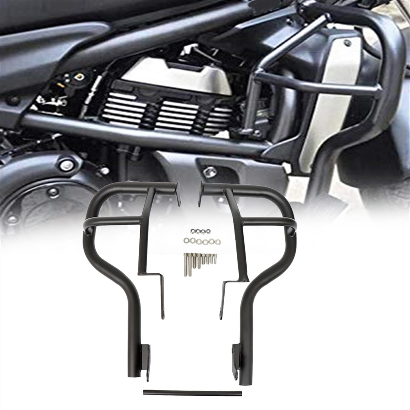 Pare-Chocs Moteur Vulcan S 650 Protège des Chutes sur Autoroute