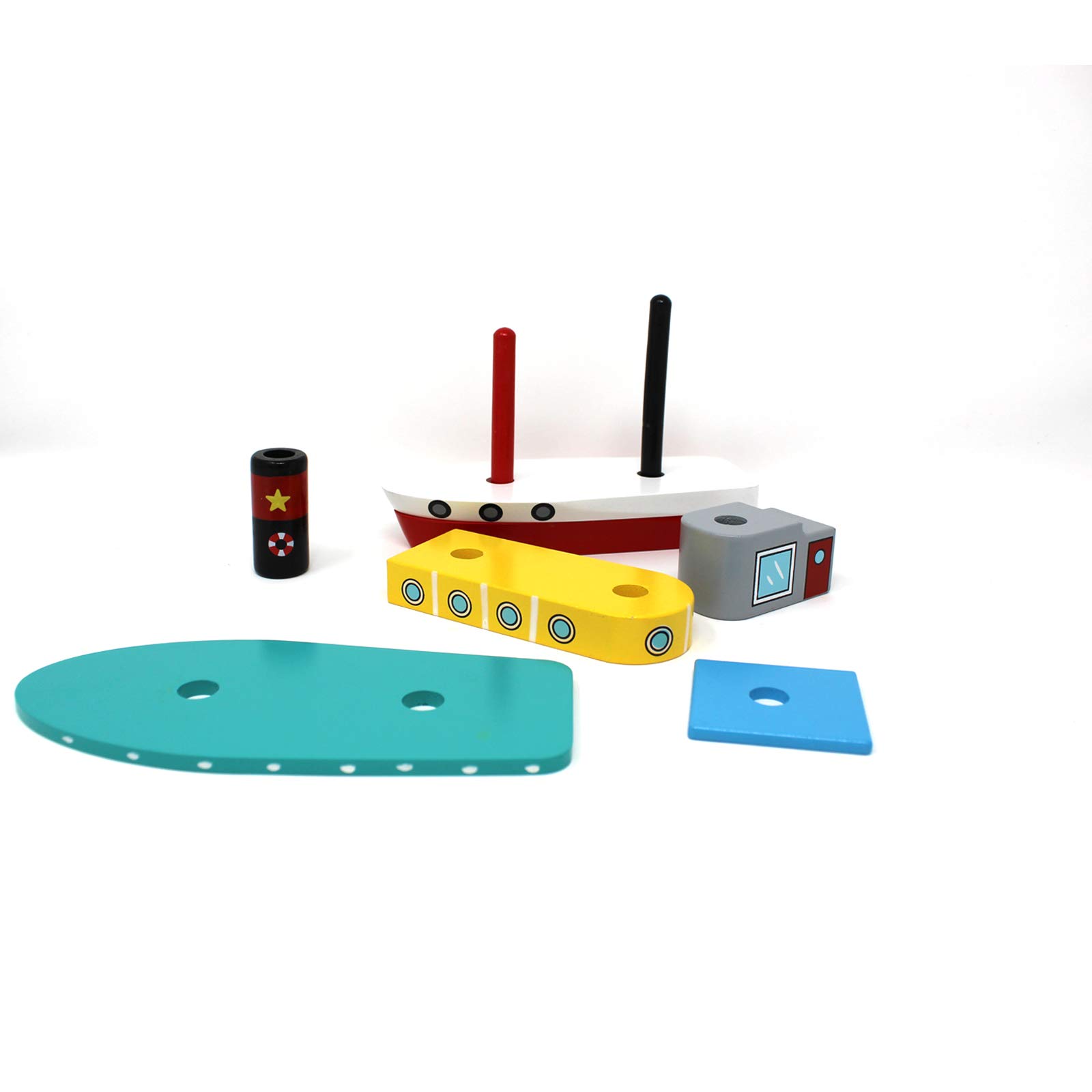 Tugboat Stack & Play Puzzle Toy