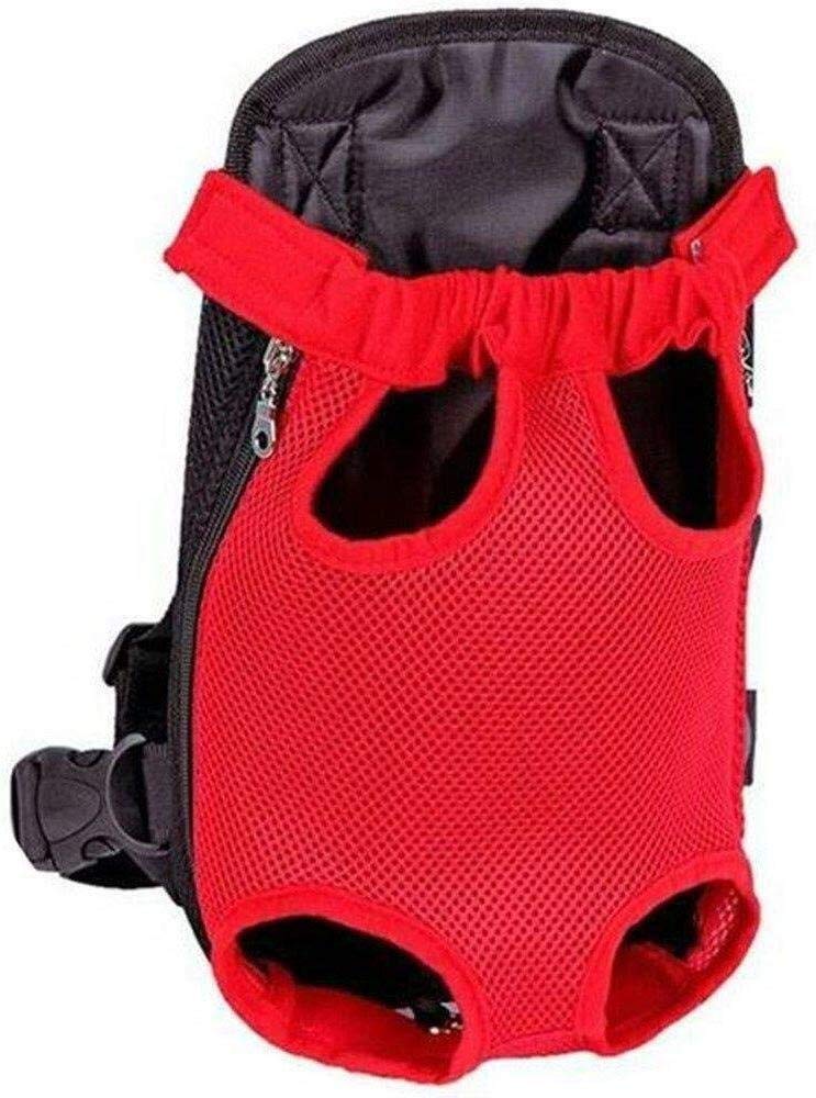 BSQJ Pets Knee Pad Dog Hind Leg Wrap Leggings, Hands-Free Adjustable Pet Backpack Carrier, Wide Straps Shoulder Pads 827