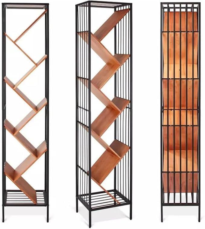 Wine Enthusiast Anjou Modular Metal & Pine Wood 78-Bottle Wine Rack miniatura 3