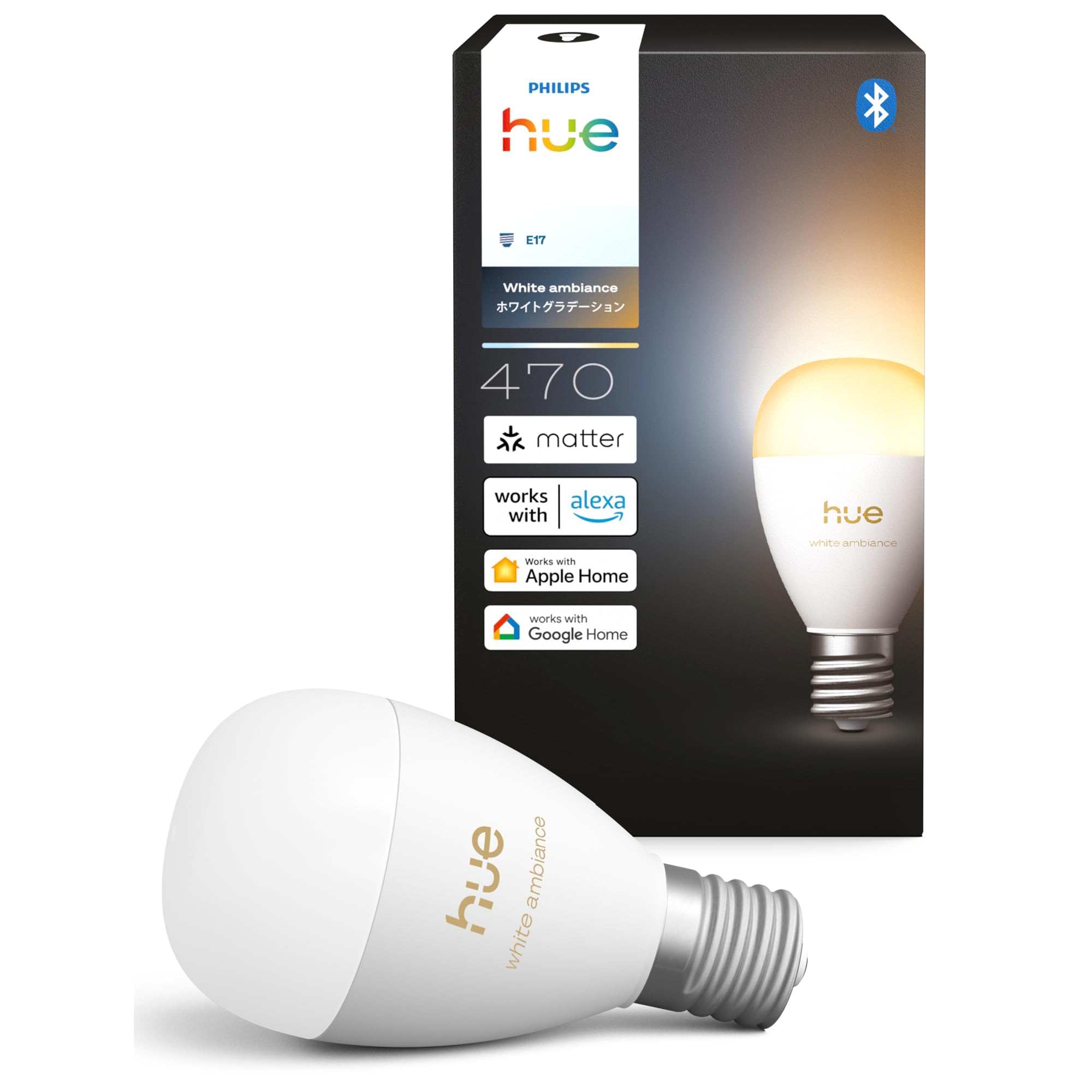 Amazon | フィリップスヒュー(Philips Hue) スマート電球 E17 40W相当