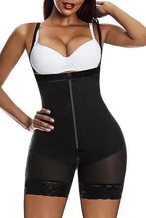 YIANNA Fajas Colombianas Shapewear with Zipper Crotch