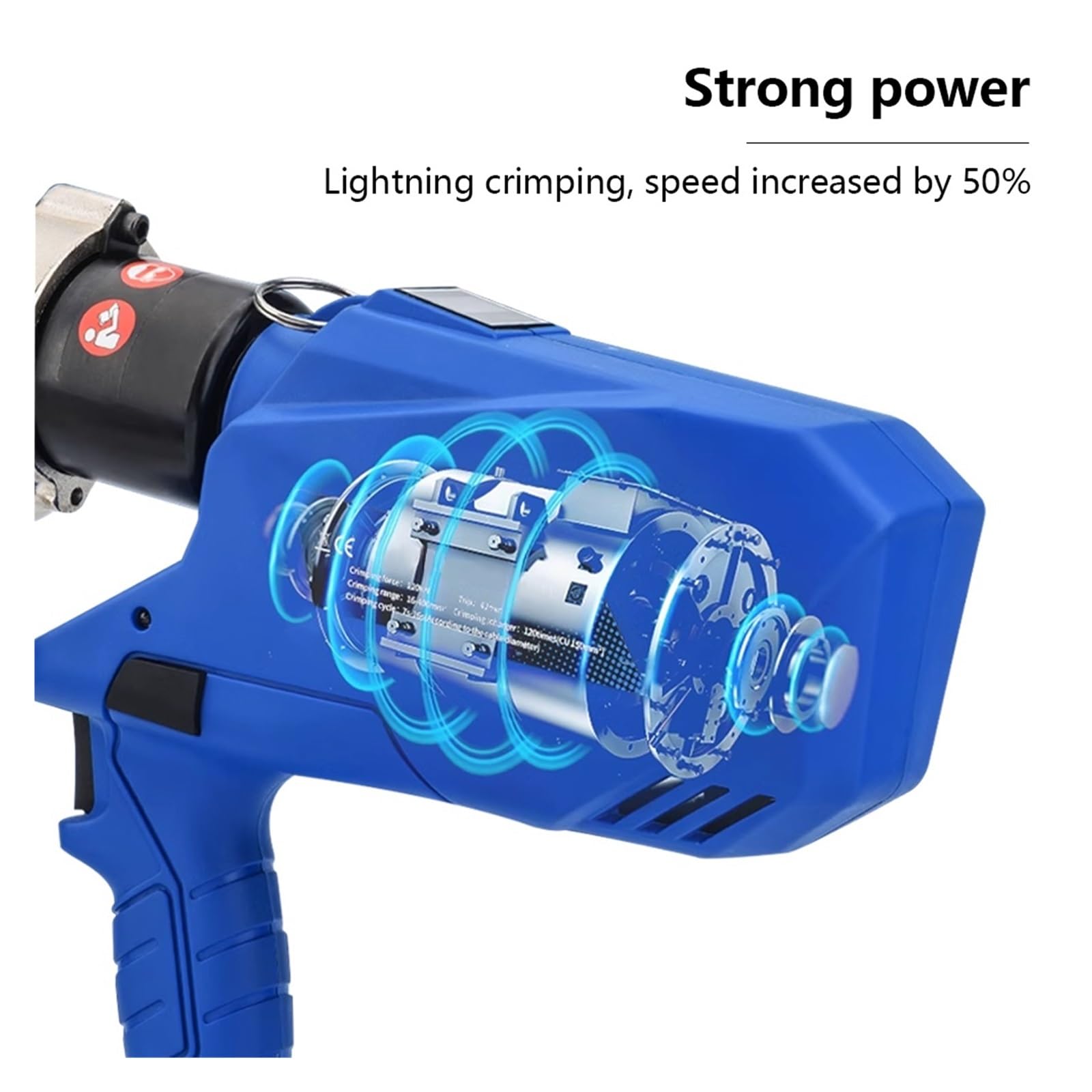 Elektryczne szczypce do zaciskania hydraulicznego, szczypce do ciągłego zaciskania akumulatorów 18 V, szczypce hydrauliczne do kabli w czasie rzeczywistym(MKZ300)