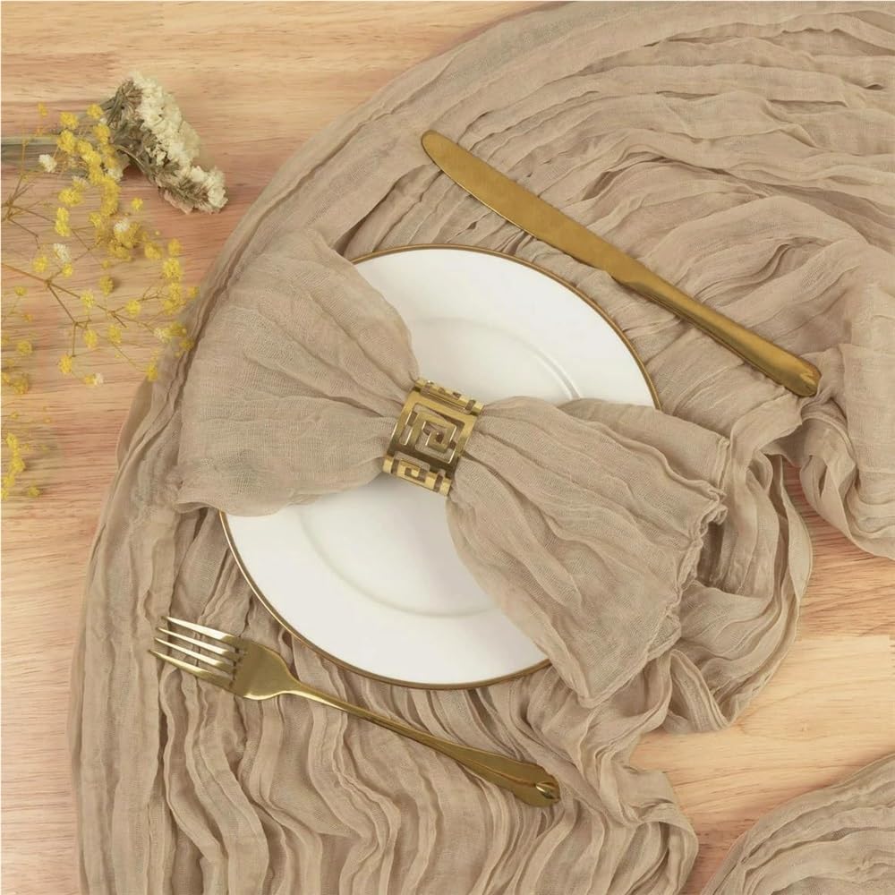 cotton napkins， 20PCSs,Gauze Napkins For Xmas New Year Decoration Dinner Birthday Home Party Wedding Table Decor(Light Grey)