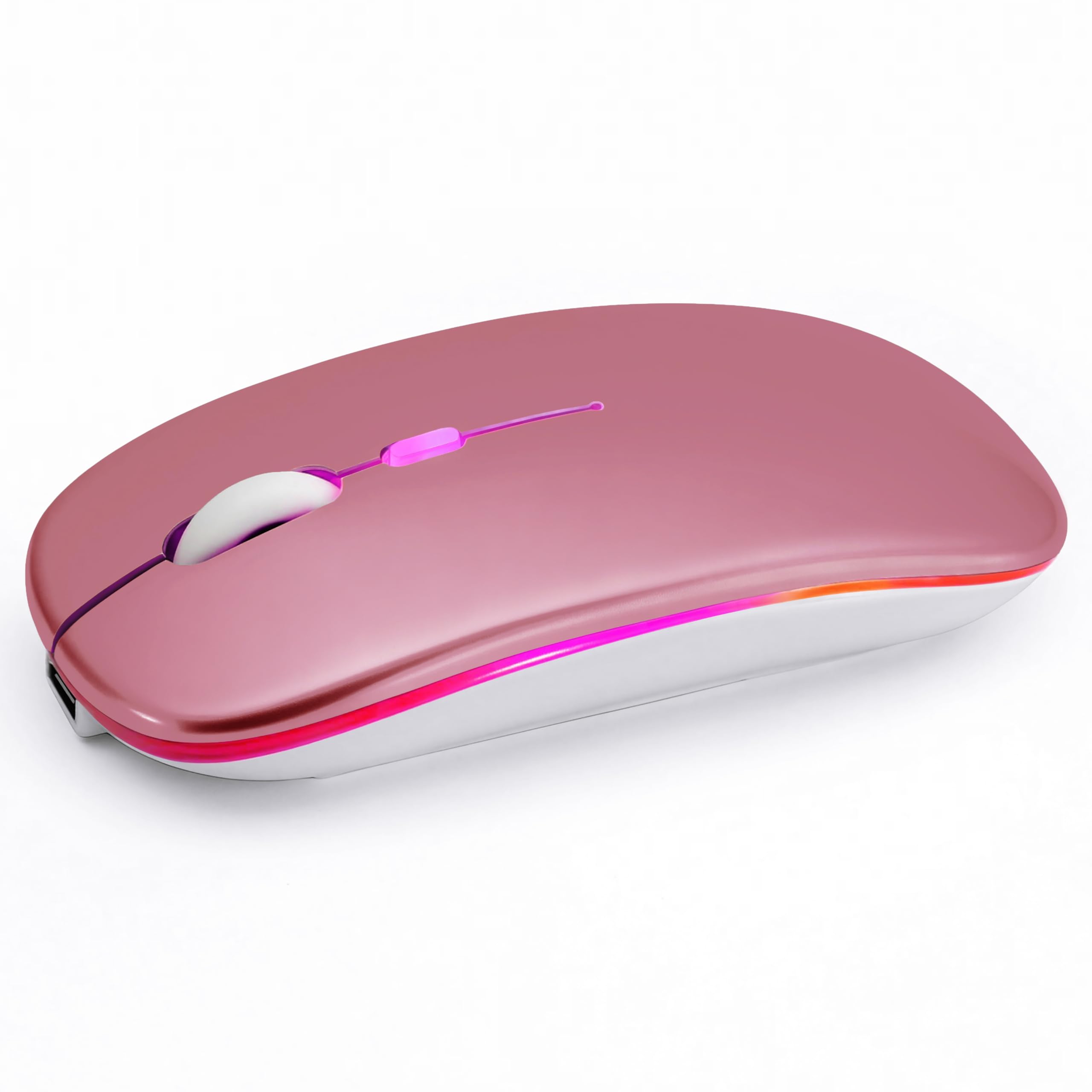 Photo 1 of AZTZATZ Wireless Bluetooth Mouse, Rechargeable Computer Mouse, Rose Gold