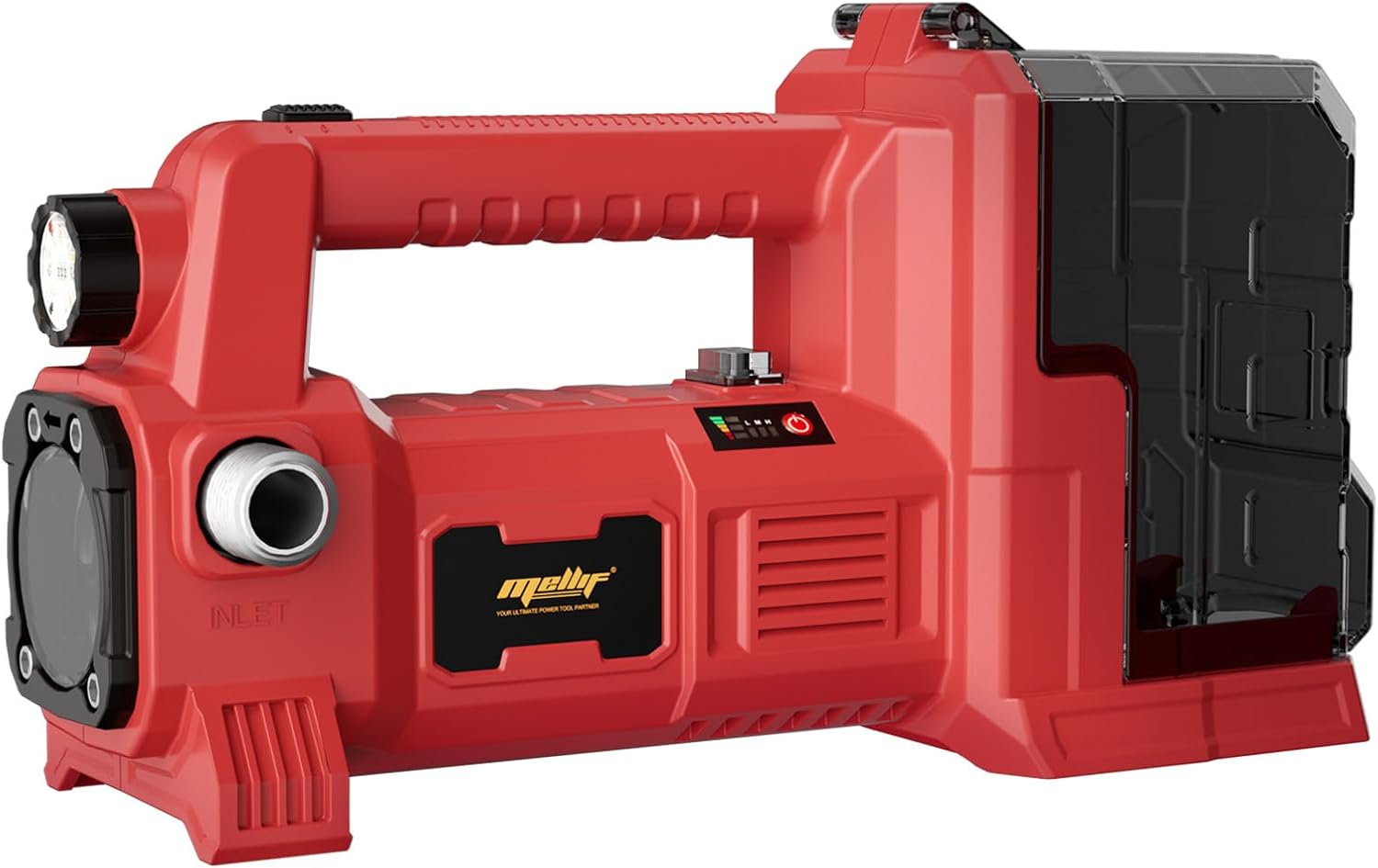 Cordless Water Transfer Pump Compatible with Milwaukee 18V Battery (Tool Only), 1/4HP Brushless Motor, 540GPH Self Priming Utility Pump for Pool Draining, Pond, Watering, Garden, Tank