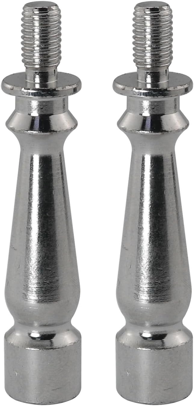 DGBRSM 2PCS Silver 2'' Turned Brass Lamp Shade Risers for Washer Type ...