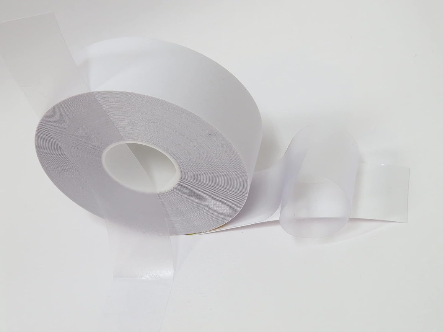 Colored Transparent Tape with Sticky Adhesive (Clear Frost, 1/2 inch x 50 feet)