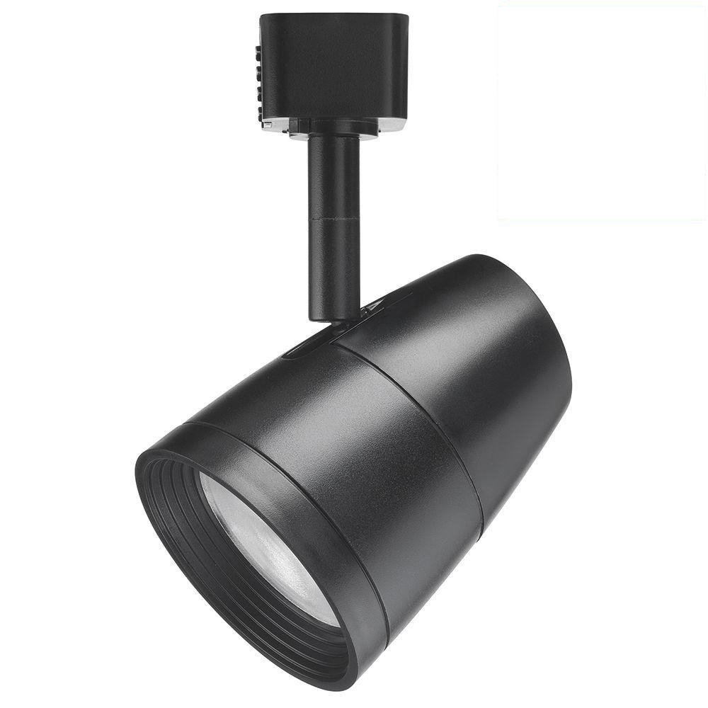 Lighting R600L G2 3500K 80CRI PDIM FL BL Dimmable 9.5W LED Trac Head, 50W Equivalent, Black