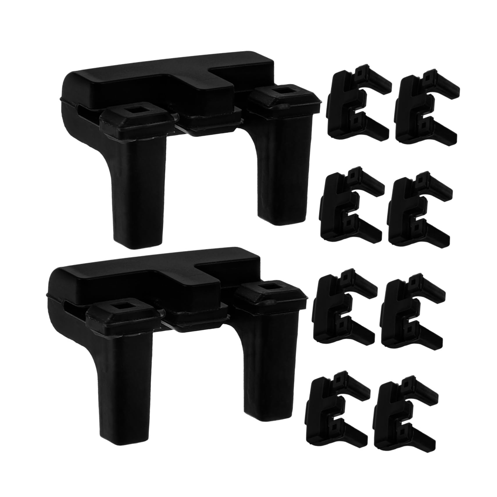 PRETYZOOM 5 Set Di Vassoi Di Ricambio Per Friggitrice Ad Aria Paraurti Non in Silicone Piedini in Fogli Per Friggitrice Ad Aria 10 Pezzi*5