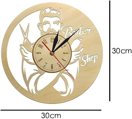 Miniatura 2 de Reloj de pared rústico vintage de 12 pulgadas con diseño retro, funciona con pilas, para sala de estar, dormitorio y oficina