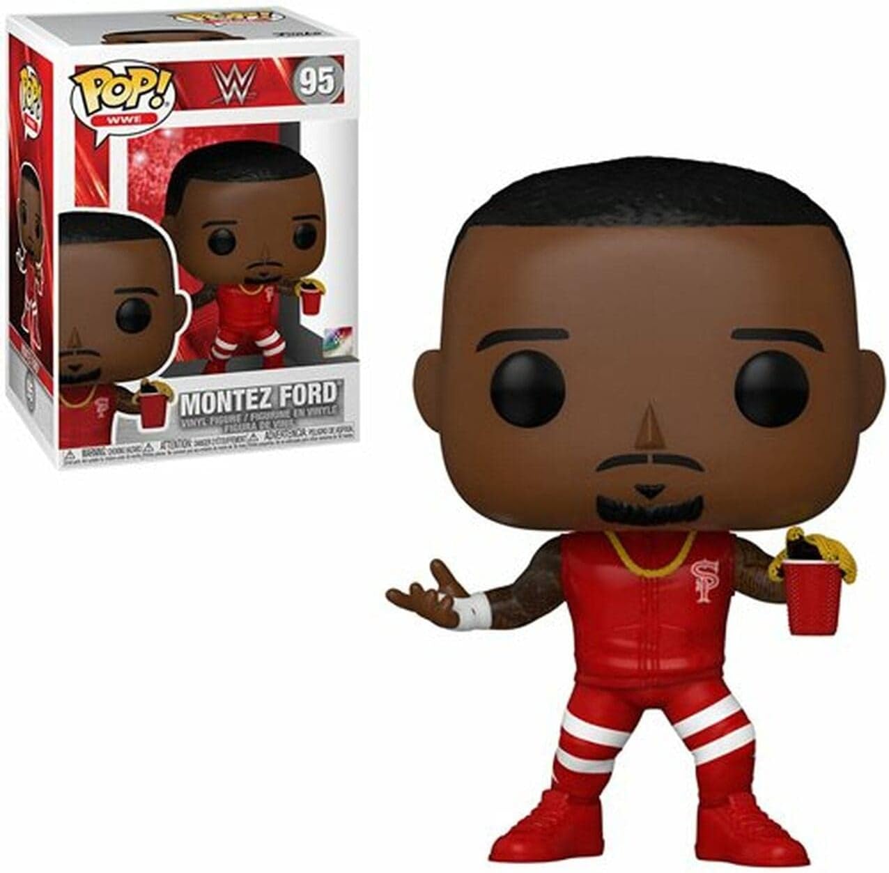 Funko POP Pop! WWE: Street Profits - Montez Ford, Multicolor