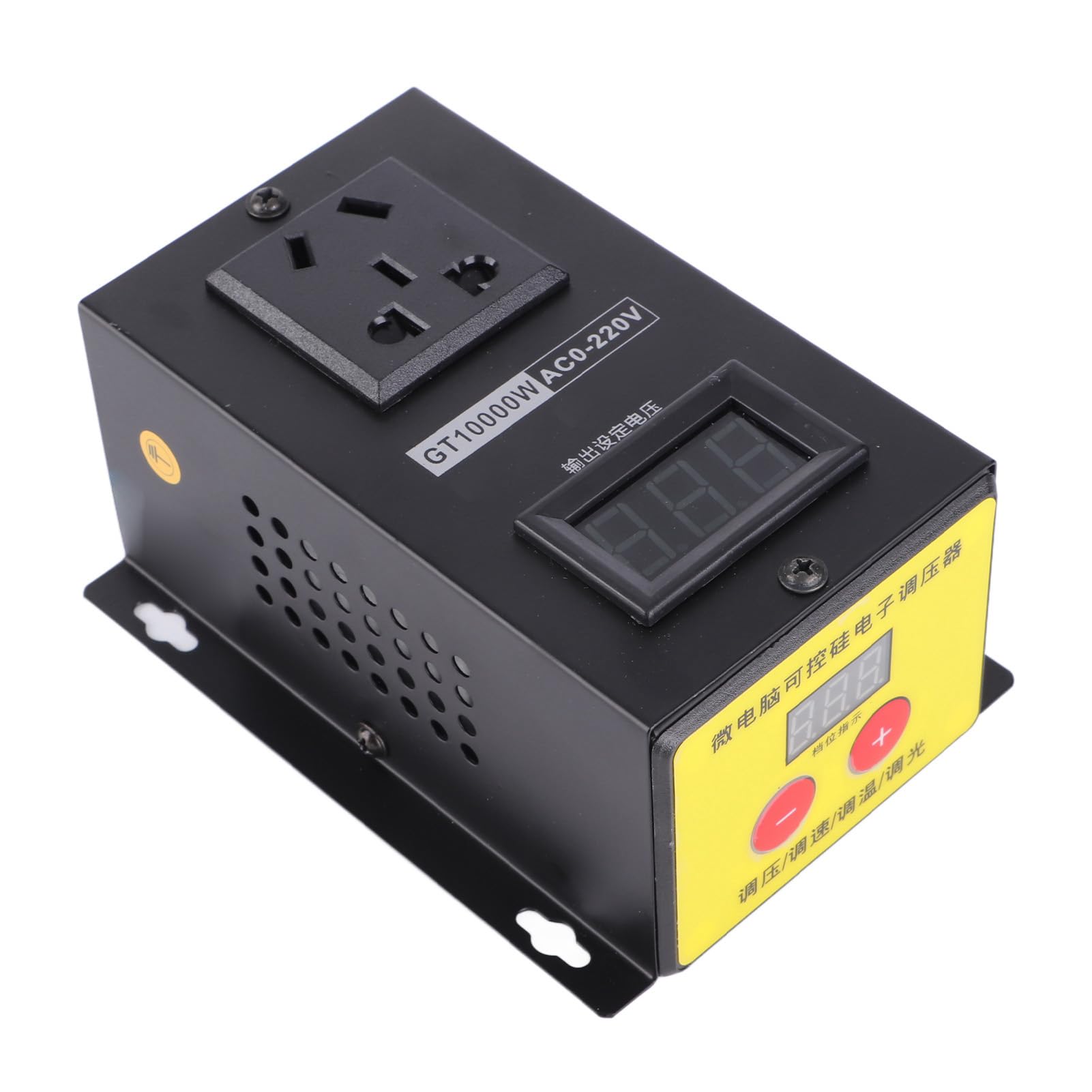 Regulador de Voltaje Electrónico AC 220V 10000W Regulador de Voltaje Electrónico de Tiristor Ajustable de Alta Precisión