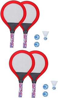 Toddmomy 2 Sets beach tennis racket kid tennis racket kidcraft playset tenis de niño beach toys Kids tennis rackets age 6-8 eva racket kid toys badminton racket gift toy ball casual child