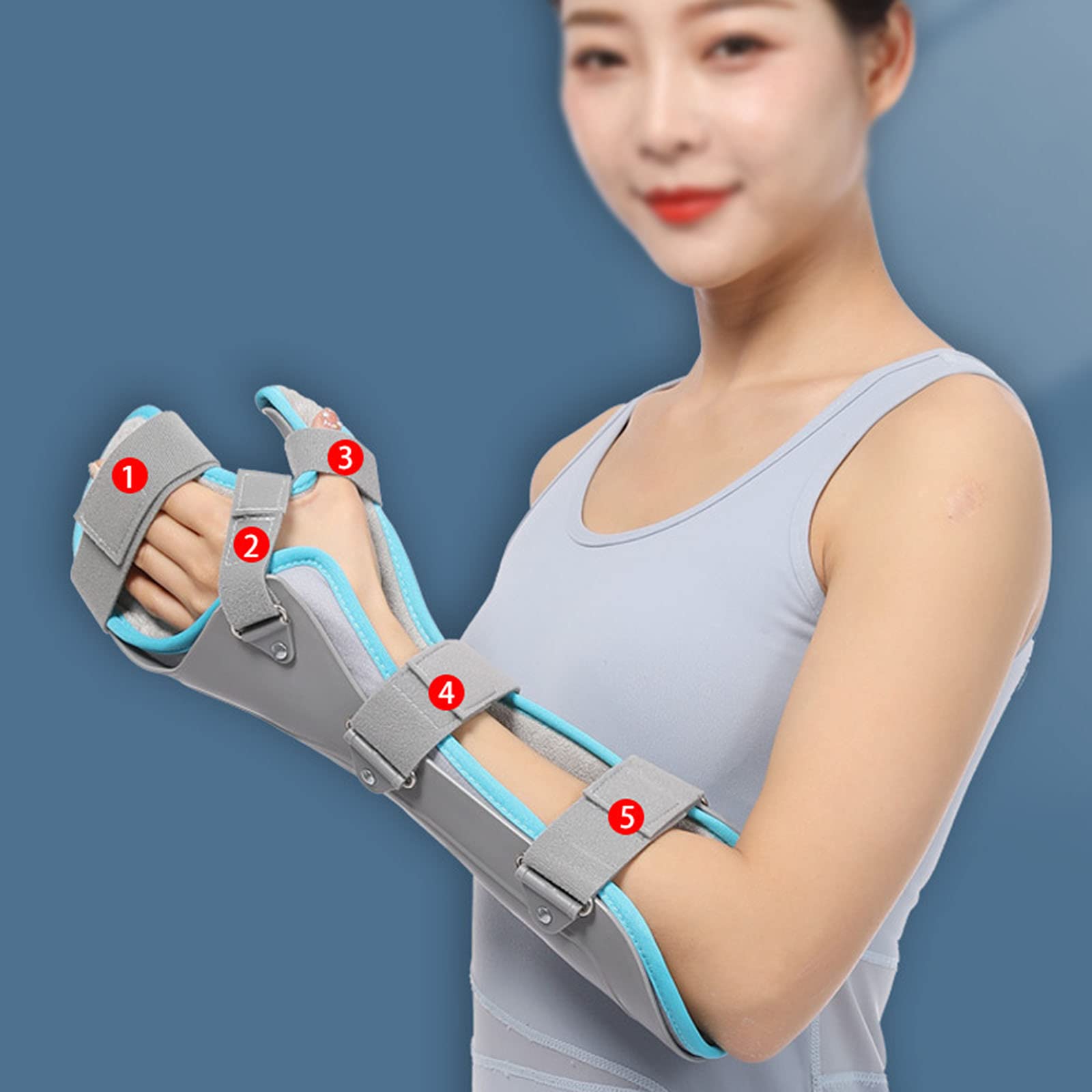 Wrist Palm Halterung, verstellbar, Finger, Splint Orthosis Resting Hand Splint Night Wrist Splint Splint Unterstützung Immobilizer für Wrist Sprain, Arthritis, Sehnenentzündung, Brot, Relief (recht)