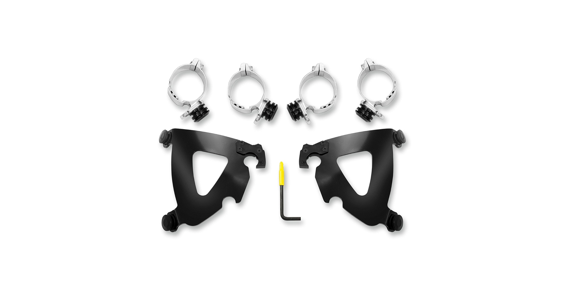 アクセサリー DRAKE MS2700 Sportshield Trigger-Lock Mounting Hardware for Harley-Davidson