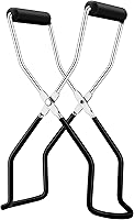 Canning Jar Lifter, Canning Tongs Jar Lifter, Canning Tools, Canning Supplies for Home Kitchen, Stainless Steel, Black