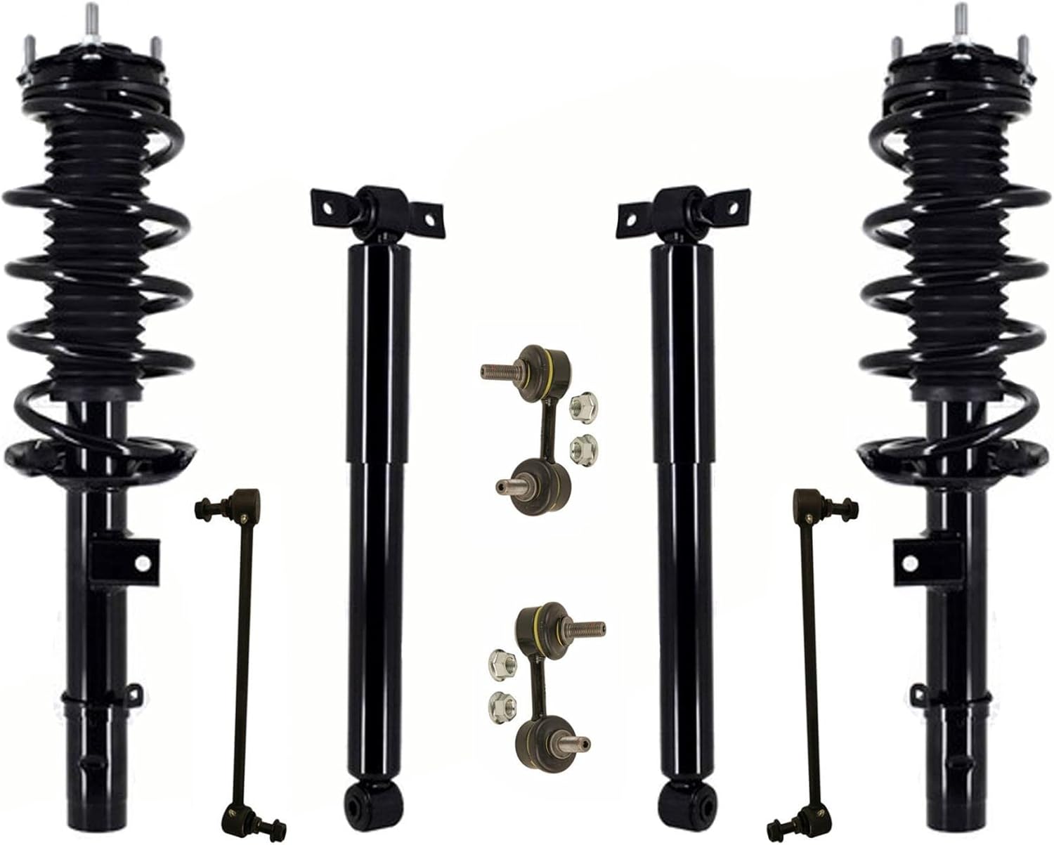 Front Complete Struts Rear Shocks & Sway Bar Links