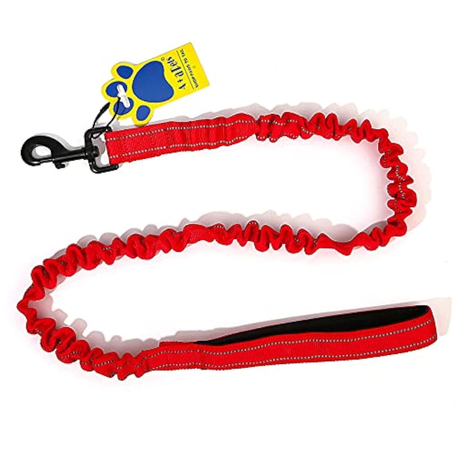 A+a Pets No Pull Bungee Leash with Neoprene Padded Handle (Red) (B09B2KXXQ9) Amazon Price History, Amazon Price Tracker