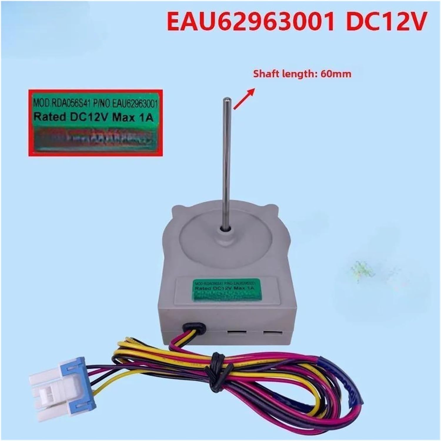 Freezer Fan，Compatible For LG，french Door Refrigerator Freezer Fan Motor Motor Parts EAU62963001,Refrigerator Accessories
