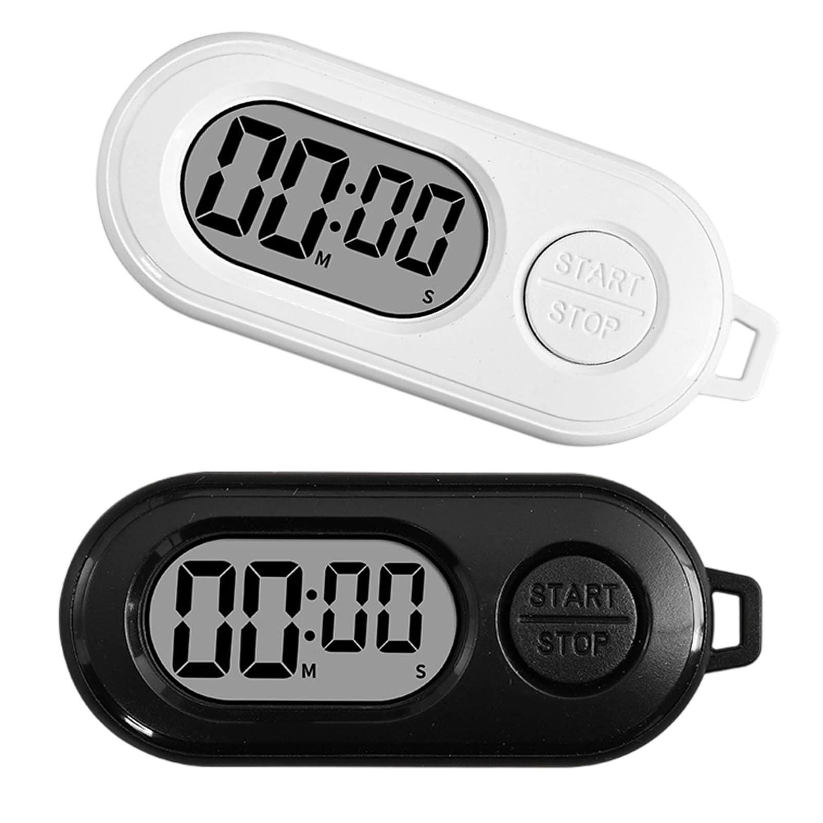 Ergonomic Small Easy Carry Timers Timer Keychains Large Screen High Accuracy Digital Timers for Outdoor Activity Gym Keychain Timer