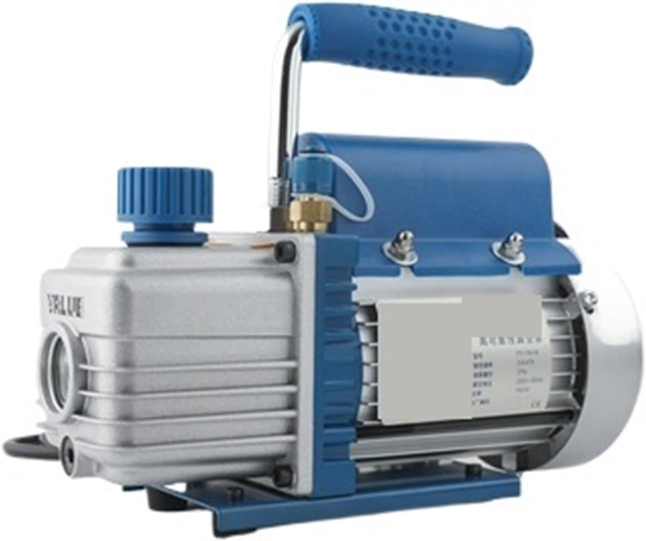 1pc Value FY-1H-N Refrigerant Vacuum Pump Miniature Rotary Vane 2PA Air Conditioning Refrigeration Vacuum Pump(1pump 2pipe1gauge)