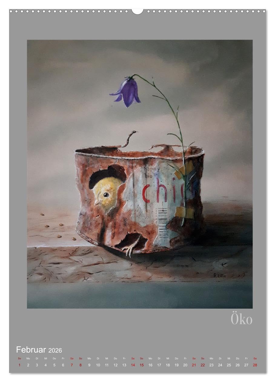 ART der Betrachtung (Wandkalender 2026 DIN A2 hoch), CALVENDO Monatskalender: Stillleben von Reinhold Lilie (CALVENDO Kunst)