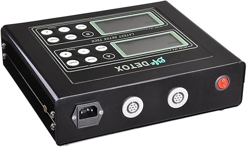 Miniatura 3 de AW Máquina de baño de pies de desintoxicación iónica de doble usuario Pies Máquina de limpieza de células de spa LCD con 2 matrices de acero