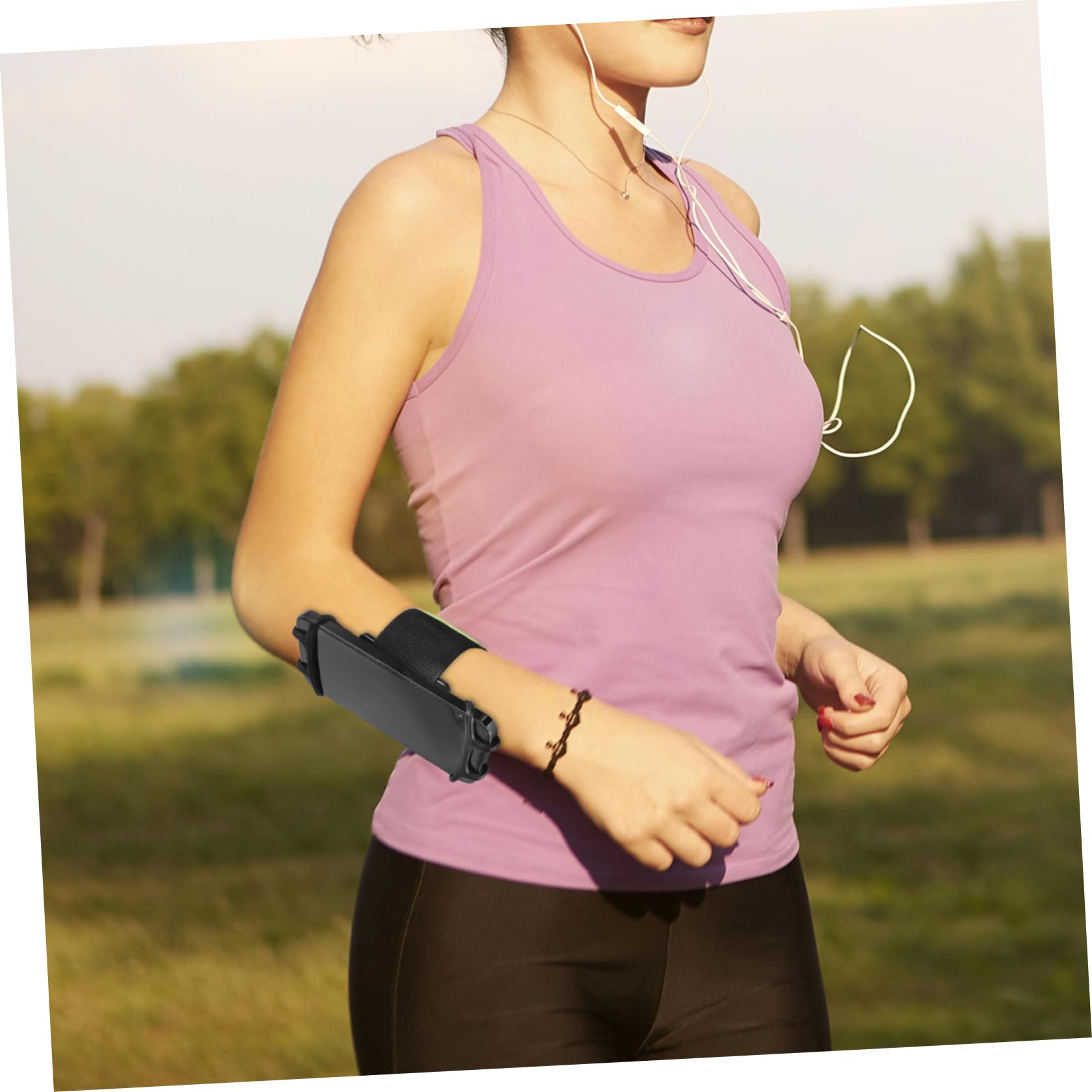 GLEAVI 10pezzi Supporto Per Smartphone Da Corsa e Fitness Di Bracciali Per Polso e Braccio Girevole Per Ciclismo e Jogging Comodo e Resistente