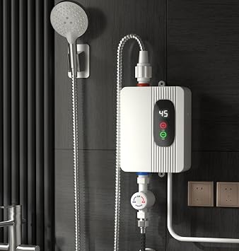Electric Instant Hot Water Heater Shower Tankless Hot Water 3500w Instant Water Heater Hose Bracket for Bathroom