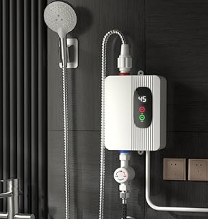 Electric Instant Hot Water Heater Shower Tankless Hot Water 3500w Instant Water Heater Hose Bracket for Bathroom