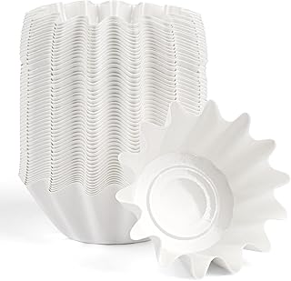 50 Pcs Wax Melt Liners, Wax Melt Warmer Liners, Leakproof & Reusable Wax Melt Cups for Wax Burner, Wax Melters, Candle Warmers, Scented Wax, Plug Warmers, Electric Wax Warmers (White)