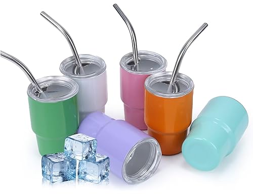 Best Mini Tumbler Shot Glasses with Straws for Your Next Party