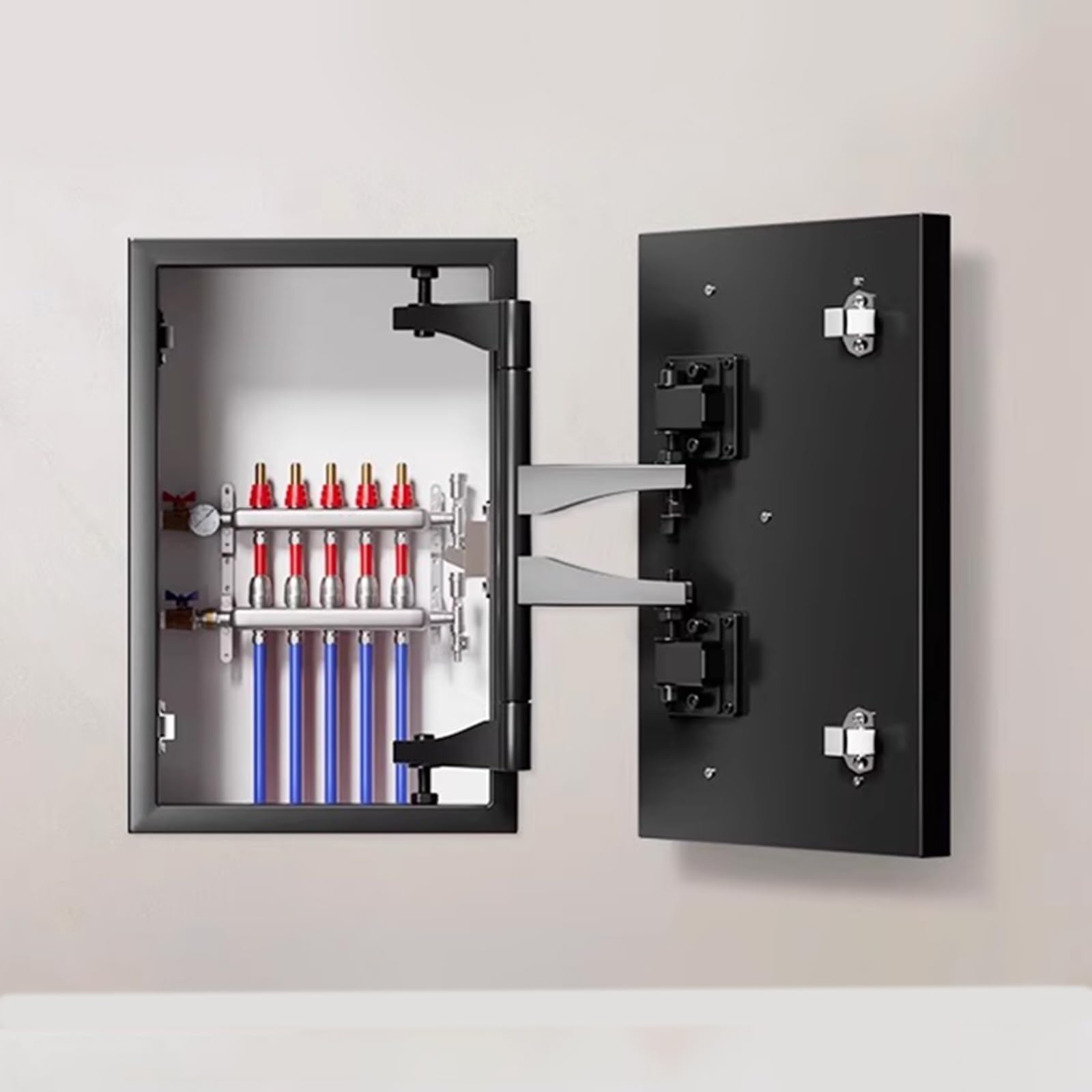 Płytkowy panel dostępowy z metalu, ukryte drzwi wejściowe z płyt kartonowo-gipsowych, osłony wyjścia do piwnicy, wytrzymałe drzwi zabezpieczające dachowe z gumową listwą uszczelniającą