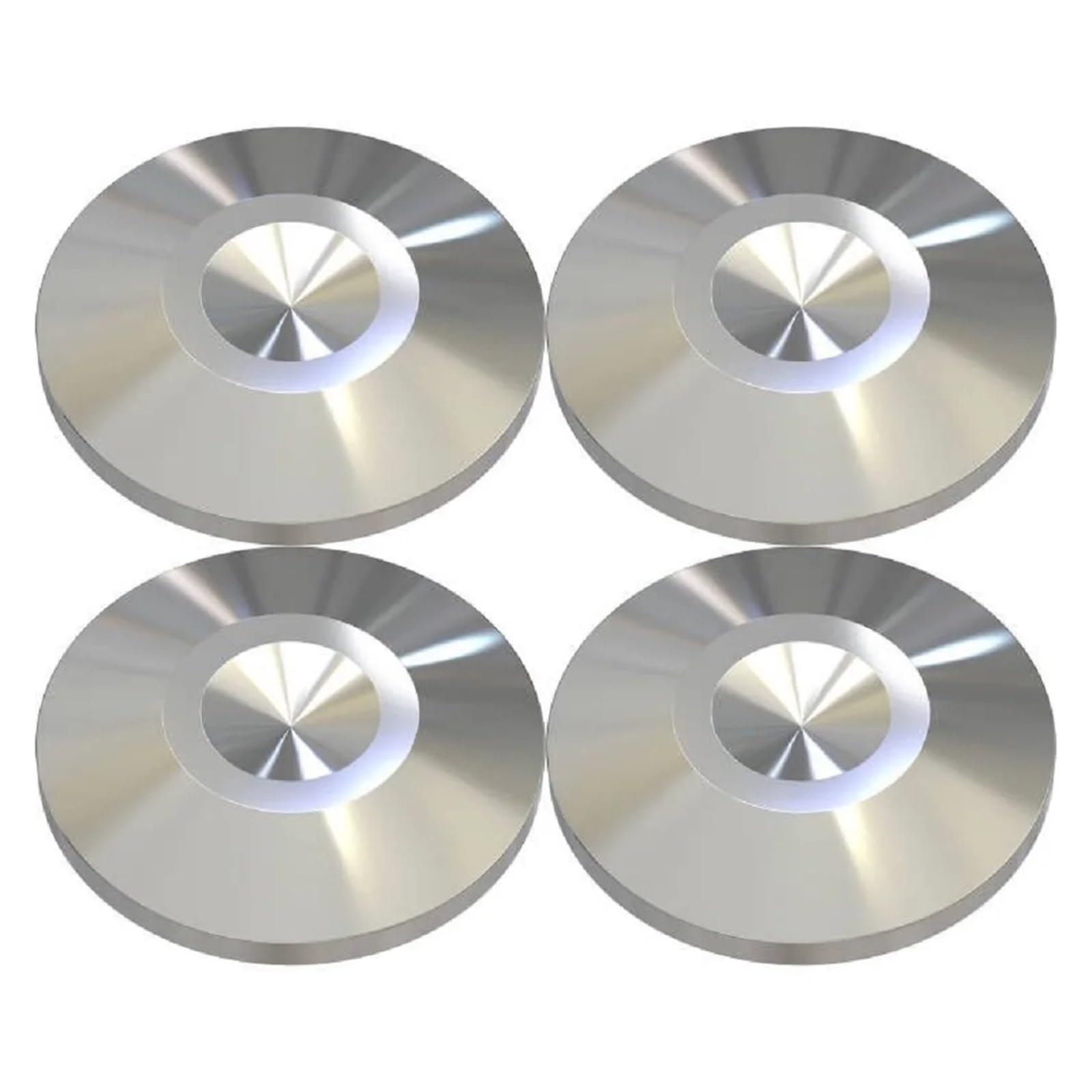 Inox SpeakerSpike Punte for altoparlanti antivibranti da 4 pezzi | Supporti for altoparlanti for dispositivi HiFi e altoparlanti Supporto regolabile for protezione da pavimento